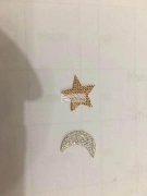 寻找如图这两种颜色和花纹的材料，最好是有