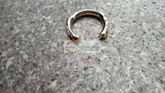 找下骆宅附近的翻砂加工厂，翻砂C型耳环，