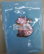 外发加工，毛领上烫画