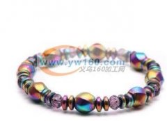 如图，寻找这几款黑胆石手链的加工厂，有订