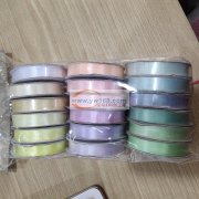 外发缎带小码包装，各种线绳饶卷打卡包装，