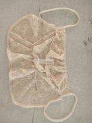 如图布艺简单款口罩外发加工，有专业做的加