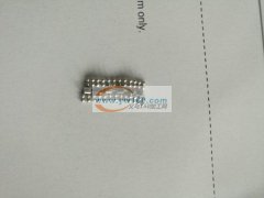 两边双排铜珠链+中间钻链烧焊链条