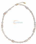 看图，采购这两款真的珍珠项链，尺寸长约3