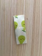 采购图示蝴蝶结的面料和bb夹的压布条，两