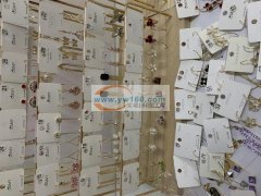 时尚饰品耳环925银针电镀真金上千对