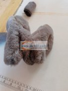 兔毛手套，有兔毛经验加工的联系，不懂得勿