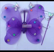 本厂现有蝴蝶翅膀魔法棒外发加工，如样品图