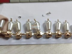铜钻链加珍珠订单成品外发
