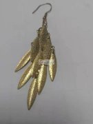 采购，款式如图耳环水滴铁片尺寸23*6，