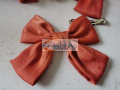 专业扎蝴蝶结包腰上夹子，打胶枪，包装，弯