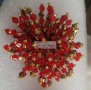 现有手工外发加工，寻可以做带孔铁片缝珠子