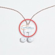 找这种链接蓝牙耳机的硅胶配件，如图所示，