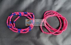 接单请致电报价，要求能熟练掌握穿米珠技巧