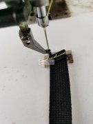 电脑花样车承接加工：手提箱包、魔术贴，织