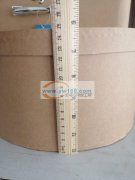 椭圆大纸盒，尺寸29.7*24*15cm