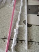 找仙女棒套布绕织带加工厂 如图，有空做的