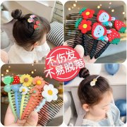 直播采购儿童头绳发夹