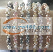 找长期合作外加工手工厂，要求会做铁丝串布条