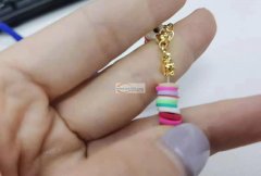 寻找这款串好的（钢丝线）如图，6mm软陶