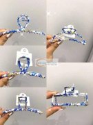 各种合金发夹 塑料发夹水转印