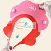 高弹力儿童洗澡帽，硅胶。