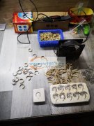 本人专业承接各种饰品烧焊加工，爪链耳环，