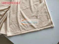 义乌毯子双针折边