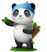 如图，寻找把图片中熊猫做成摆件玩偶的厂家