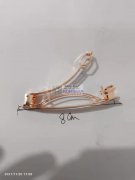 【采购】如图大号弹簧夹（毛坯），长约8c