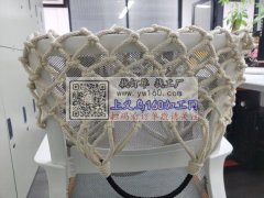 蜡绳打结，绳子粗6.5mm，一共120个