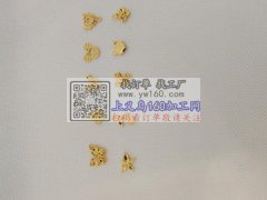 亏本处理，如图美甲贴diy配件，电镀真金