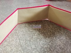 车缝   平车包边，跟做收纳盒的做法一样