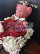 小熊和花，底下是泡沫板，4500个，