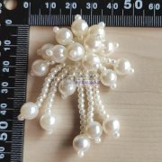 承接米珠玻璃珠编织半成品加工，可来料加工