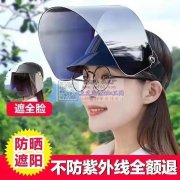 急需如图这样的防晒遮阳墨镜帽，寻有这款货