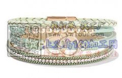 图中皮革手链有没有能做的加工厂，找能做这