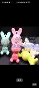 需要此款亚克力兔子，粉色5500个，能做
