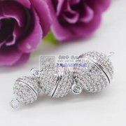 找专业做手工上磁铁的加工厂 ，如图铜配件