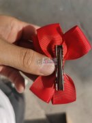 蝴蝶结粘夹子外发，找义乌会粘夹子的加工厂