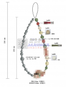 现需采购如图产品，需要串起来的，亚克力材