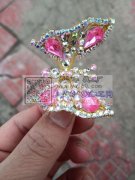 有蝴蝶发饰点钻外发