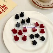 有没有能做这款植绒小发夹的注塑工厂，如图