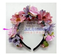 寻找义乌周边专业做头饰类花环工厂，包工包