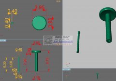 求寻做钛合金耳钉加工厂，能做图中耳钉的加