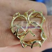 现需寻找铜配件厂家，会生产这种夸张铜戒指