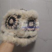 手工钩针帽加工 醒狮兔毛帽（最