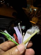 绳子绕成圈，上塑料筒，细的宽的都有见图片