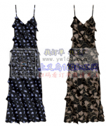 寻找专业做雪纺连衣裙的加工厂，人棉长袍！