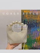 手工编织珍珠包外发【外地本地加工厂均可】